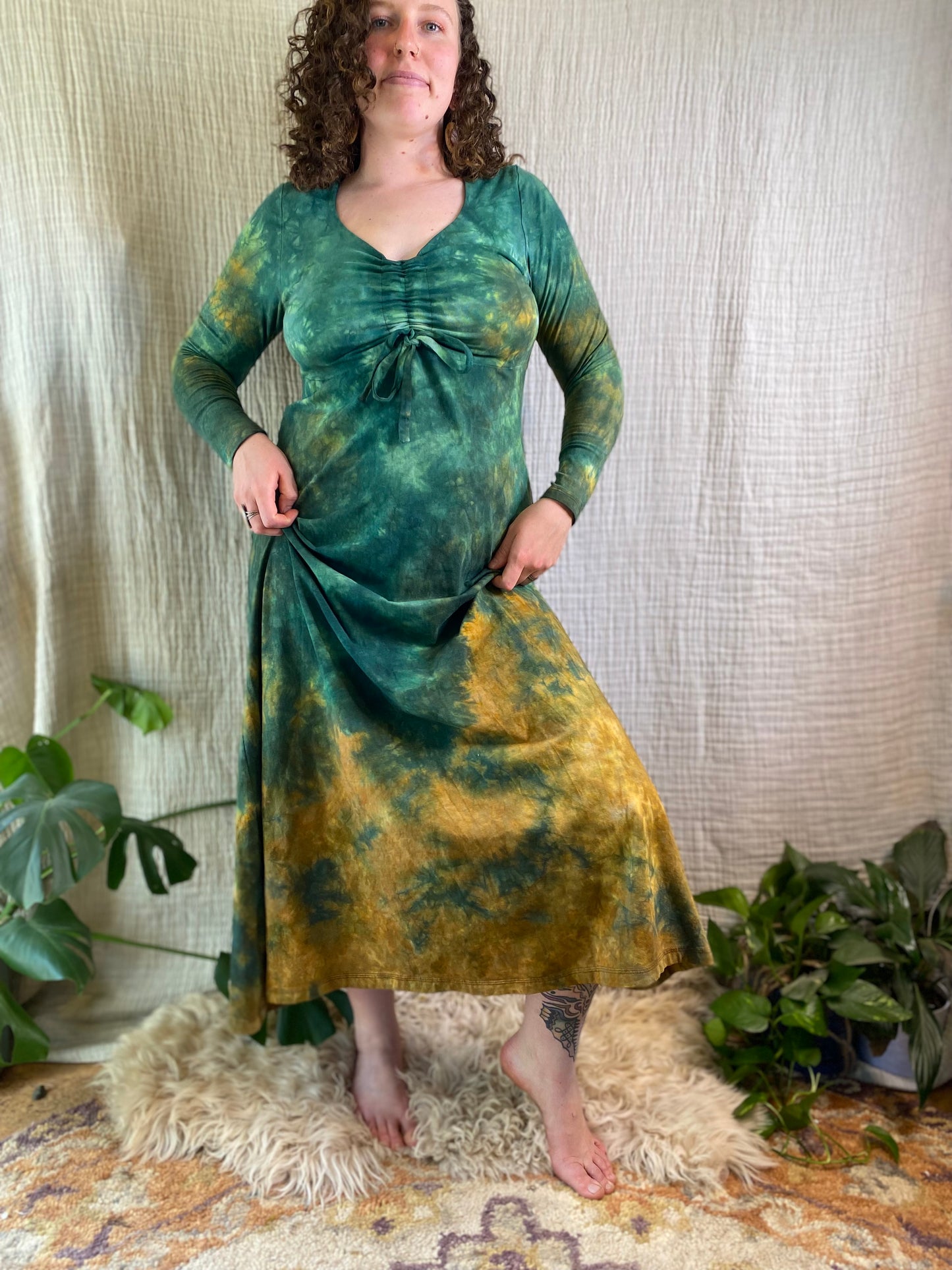 Mycelia Dress (Long) (Short/Long Sleeve)