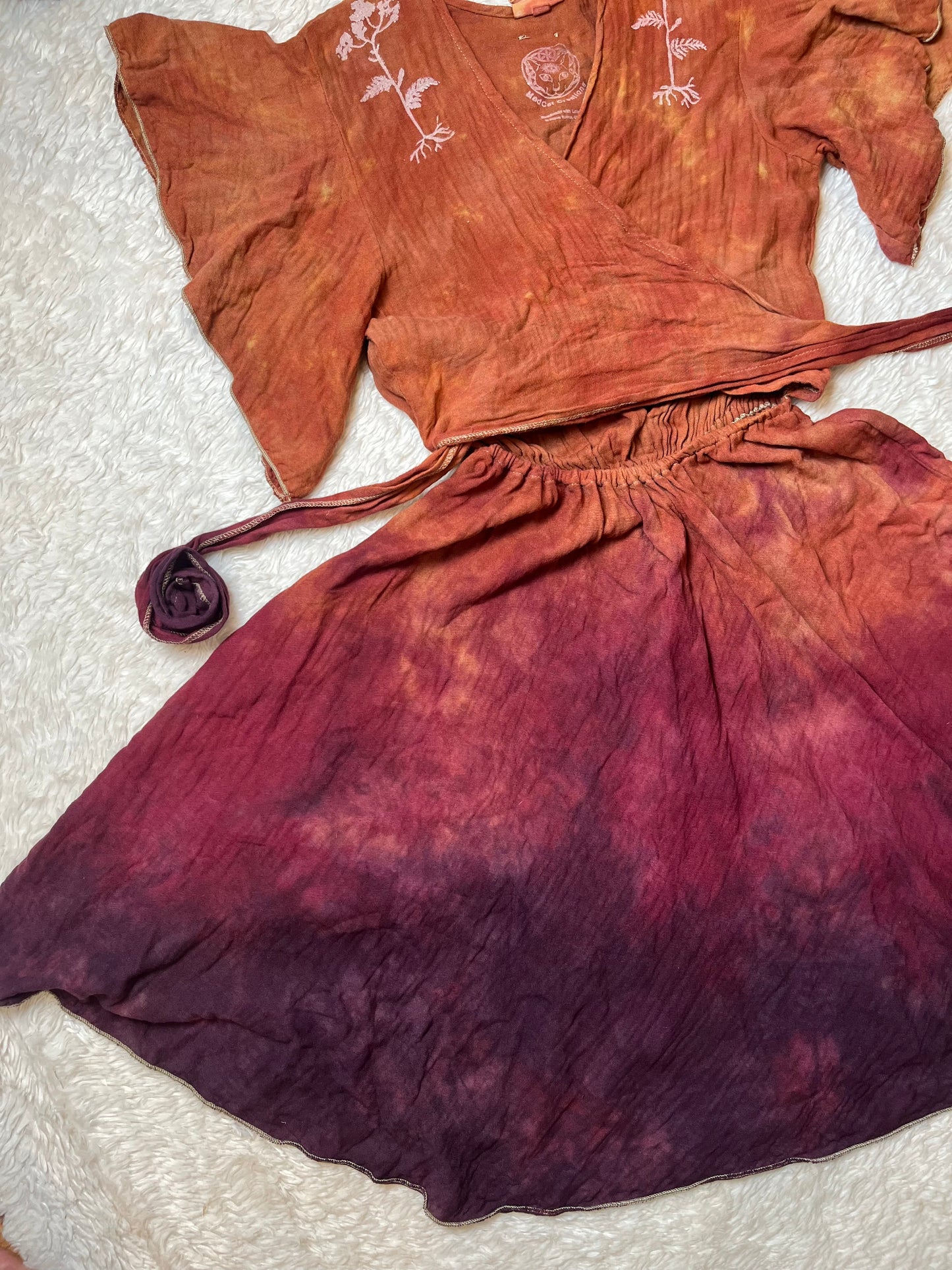 Yarrow Flutter Sleeve Dress (XL/Flexible Size)