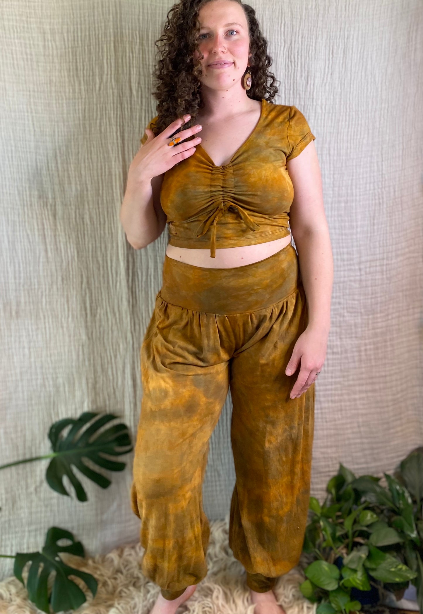 Mycelia Top (Cropped) (Short/Long Sleeve)