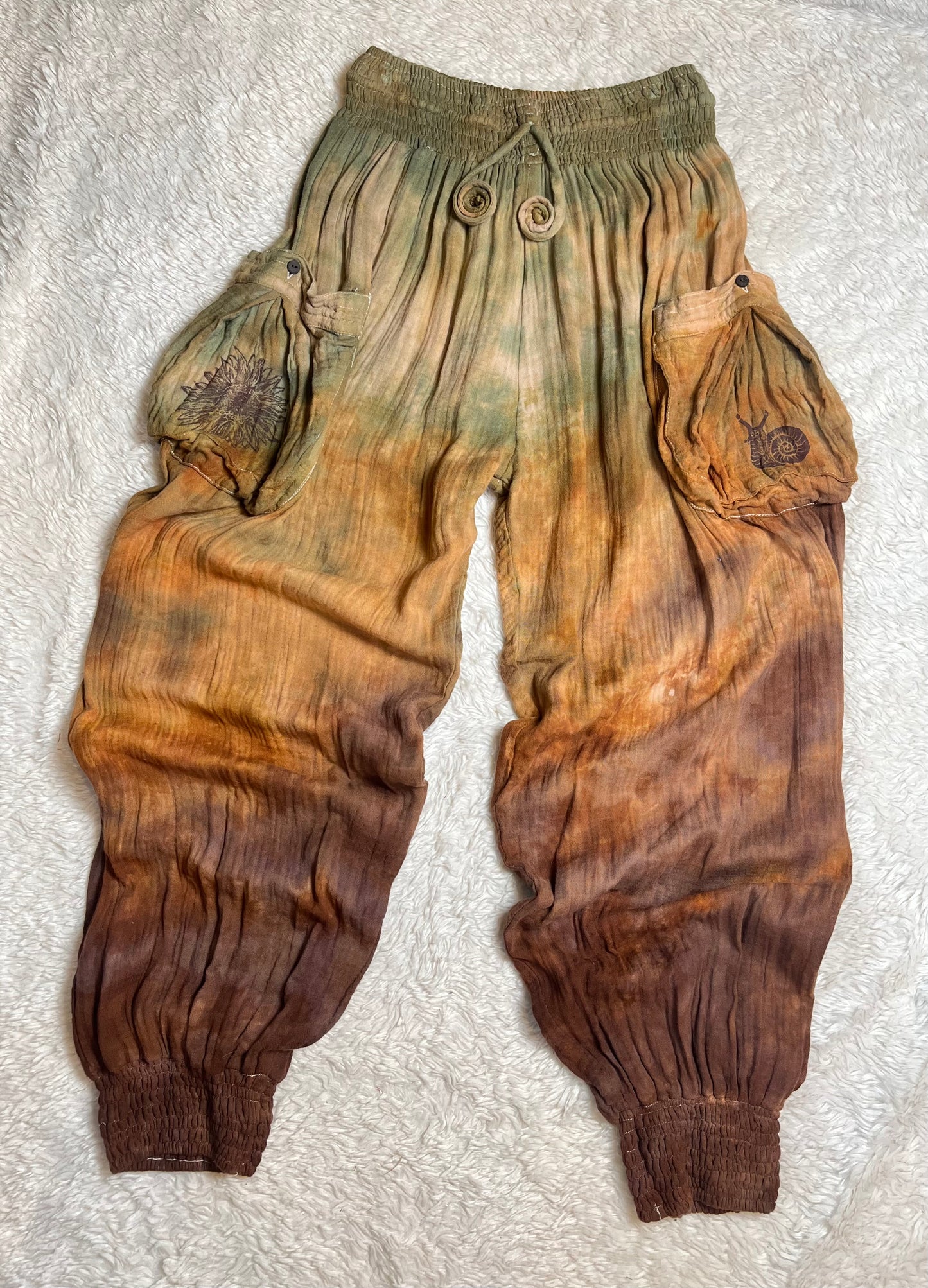 Snail/Sunflower Joggers (size)