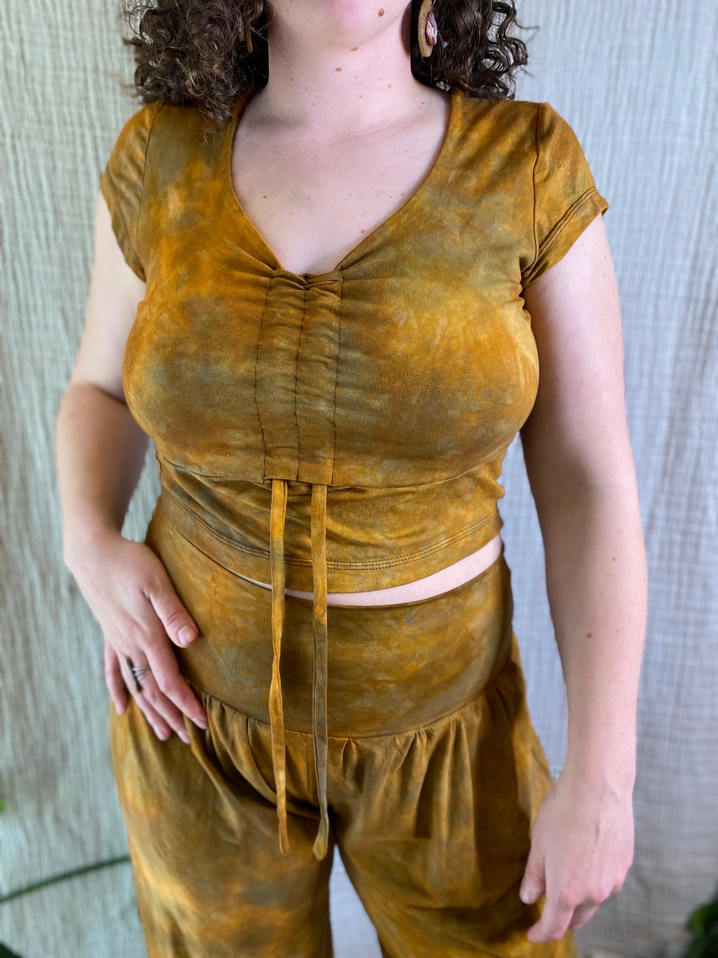 Mycelia Top (Cropped) (Short/Long Sleeve)