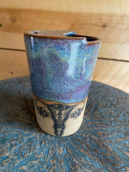 7: Uterus Travel Mug (w/ lid)
