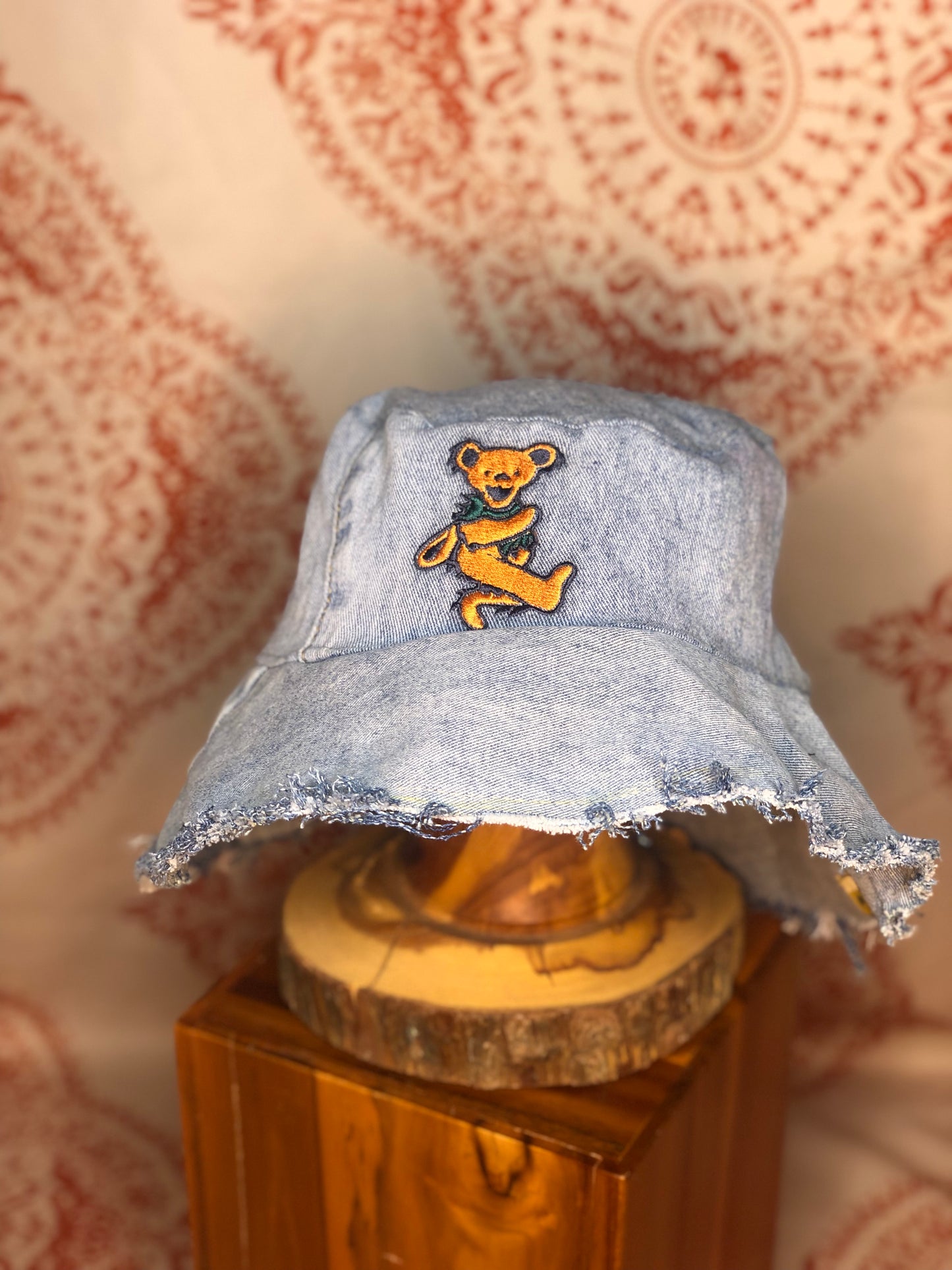 Denim G-Dead Bear Bucket