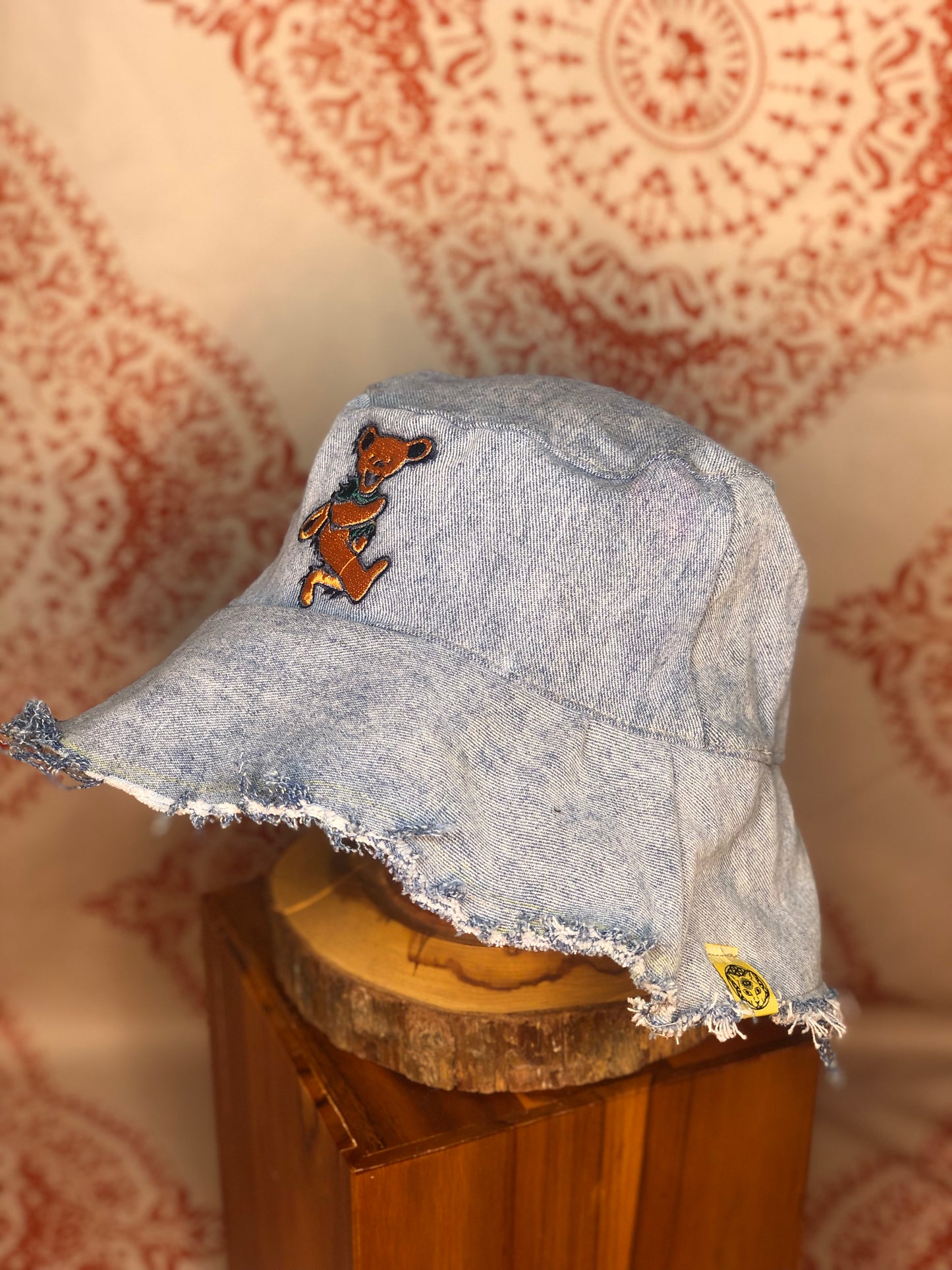 Denim G-Dead Bear Bucket