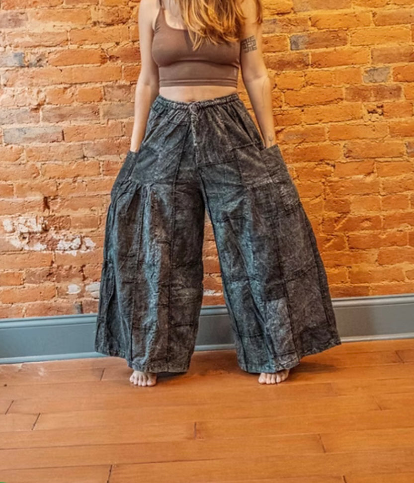 Patchwork Pants (Plus)