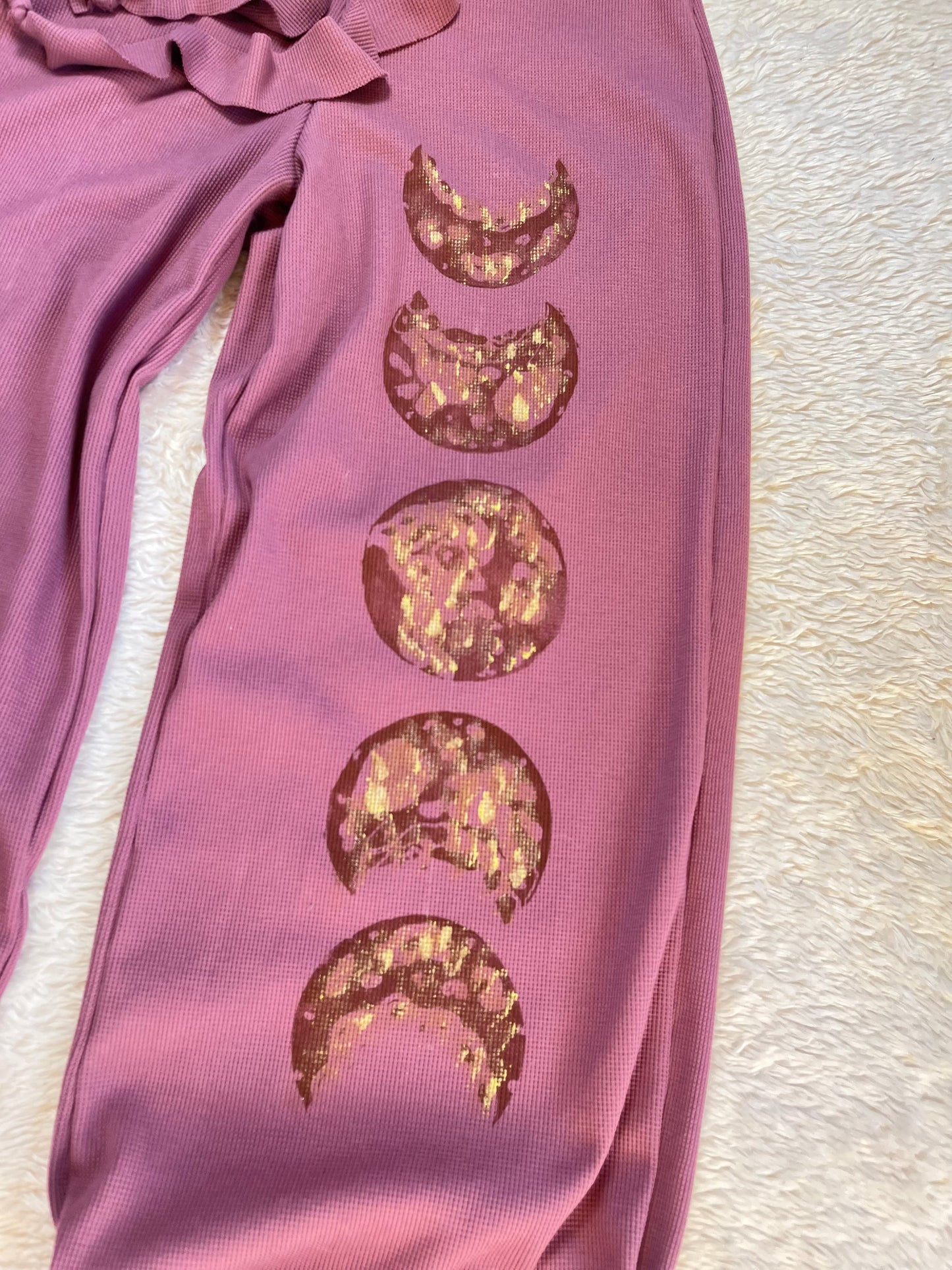 Moon Phase Cuffed Wide Legs (L-XXL)