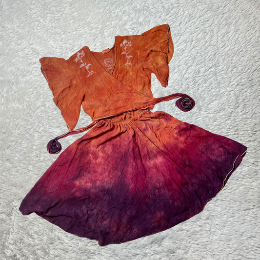 Yarrow Flutter Sleeve Dress (XL/Flexible Size)