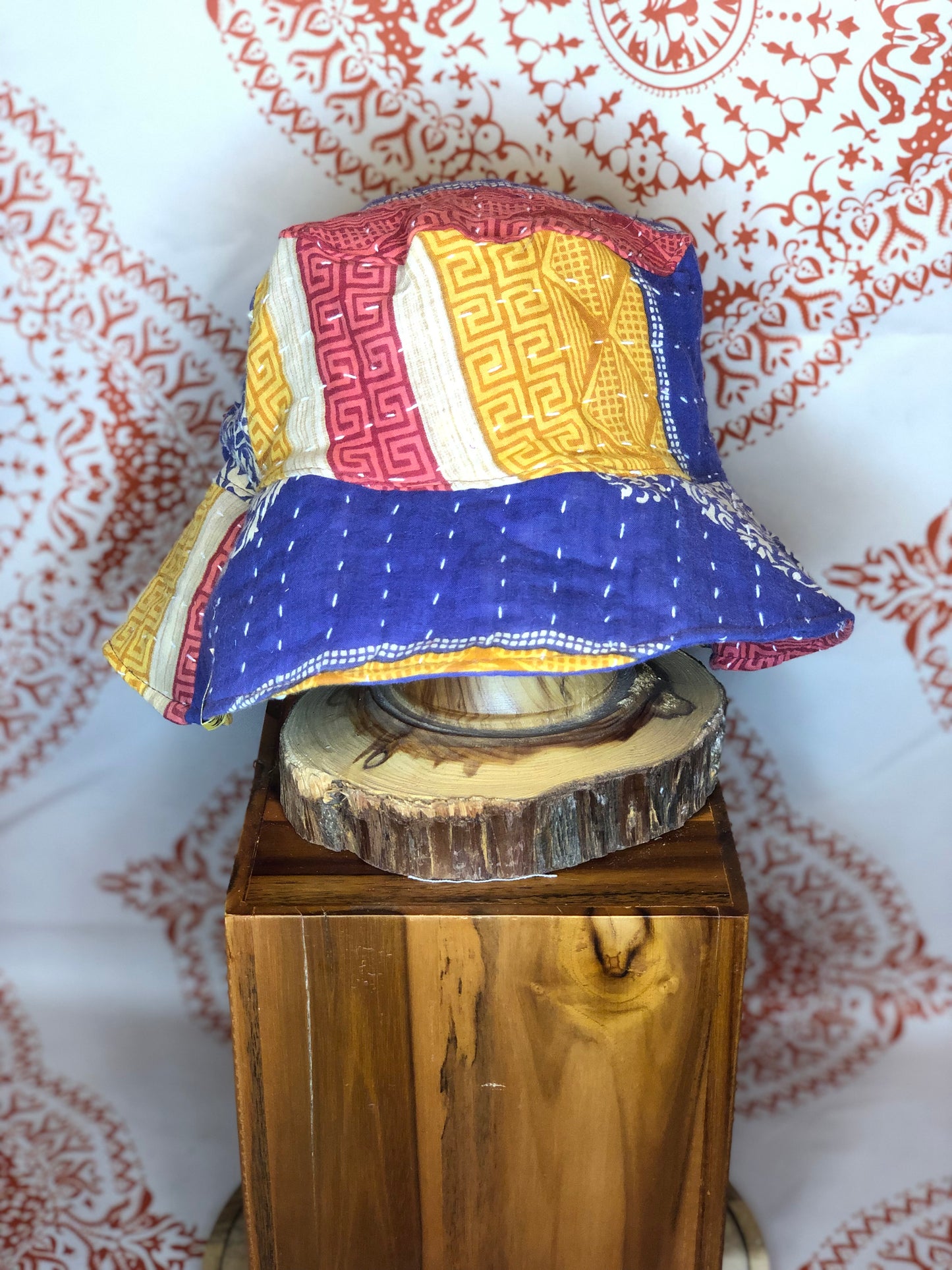 Patchwork Kantha Sun Bucket