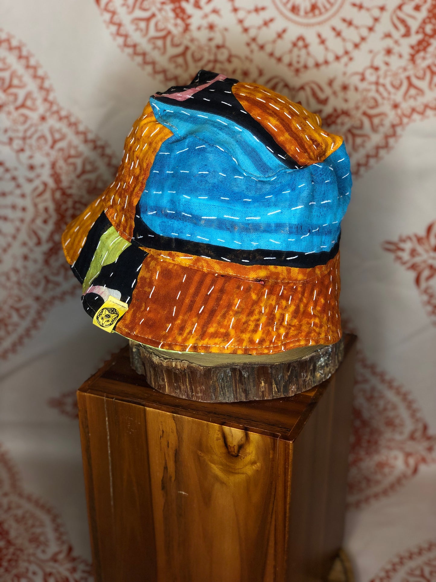 Patchwork Kantha Bucket