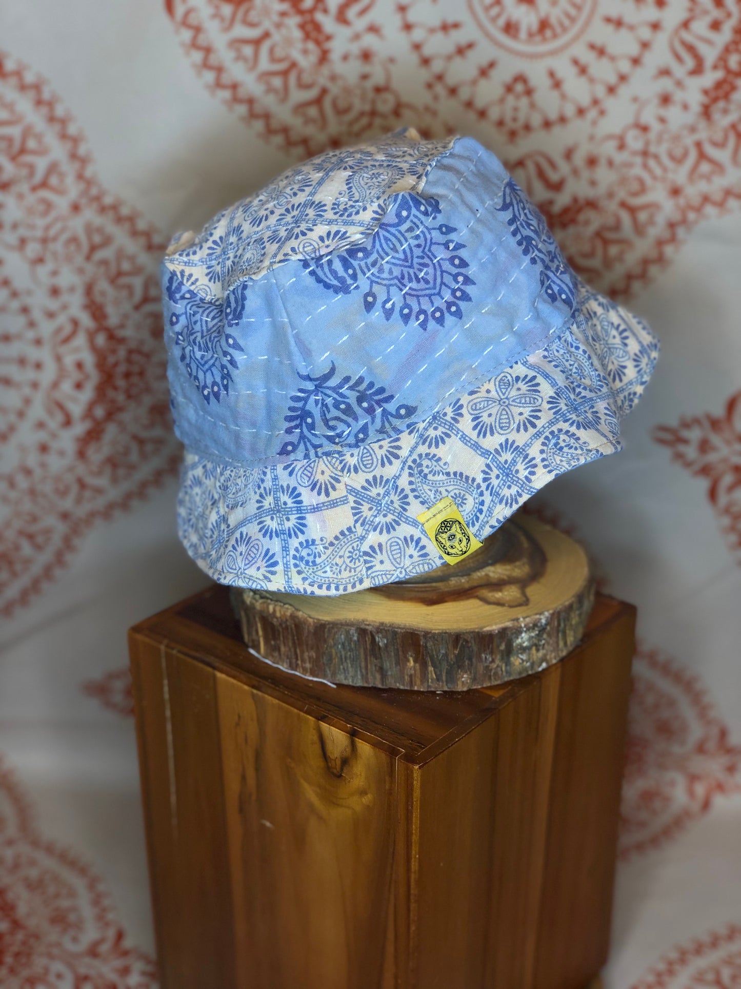 Patchwork Kantha Bucket