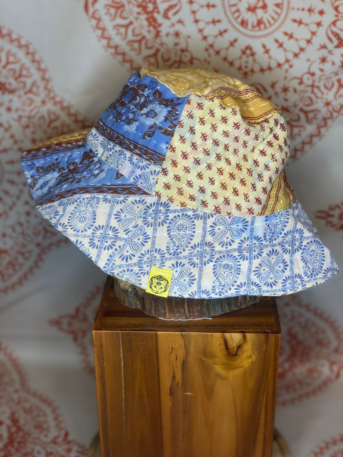 Patchwork Kantha Sun Bucket