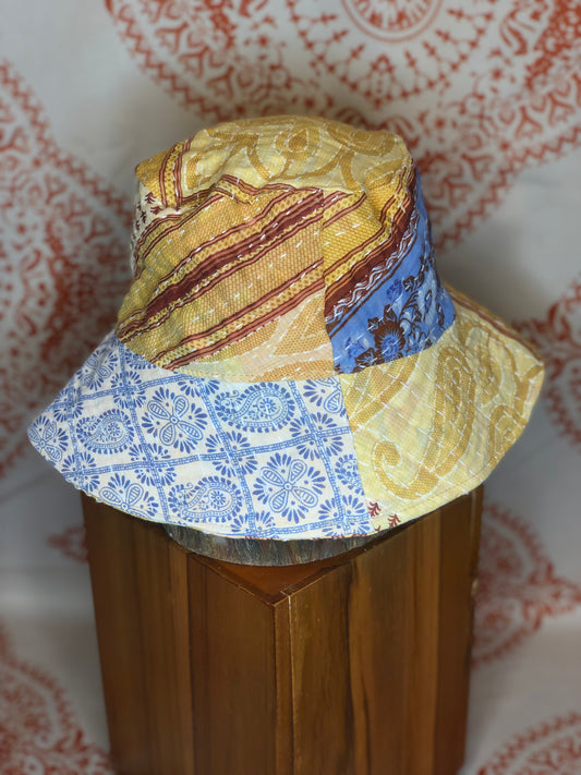 Patchwork Kantha Sun Bucket