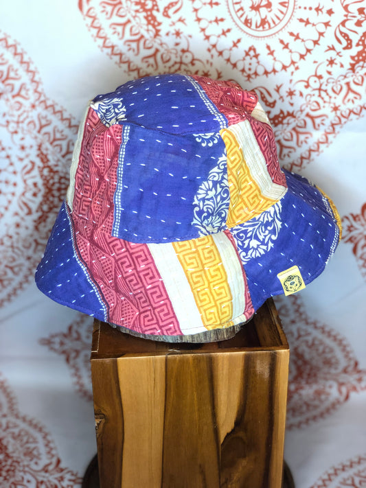 Patchwork Kantha Sun Bucket